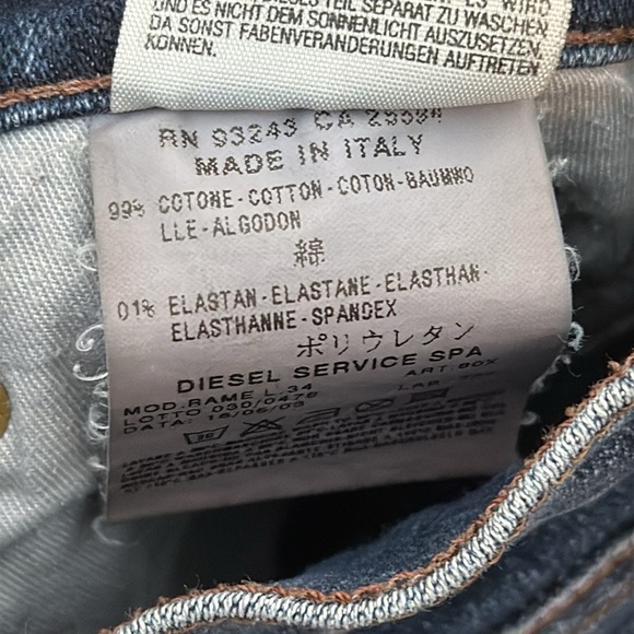 DIESEL Women's Bootcut Flare Jeans Size 28 - Picture 9 of 9